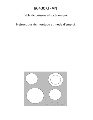 AEG 66400KF-AN31F Manuel utilisateur | Fixfr