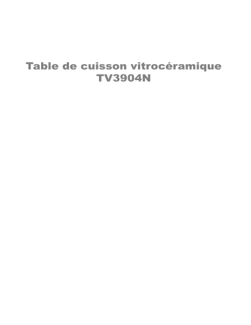 ARTHUR MARTIN ELECTROLUX TV3904N 46L Manuel utilisateur | Fixfr