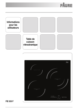 Faure FIE630F 62U Manuel utilisateur