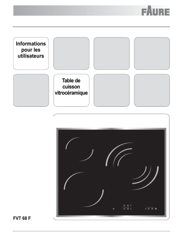 Faure FVT68F 14U Manuel utilisateur | Fixfr