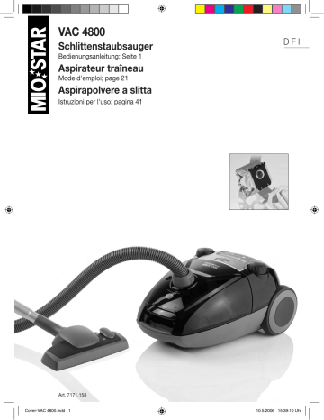 Miostar VAC4800 Manuel utilisateur | Fixfr