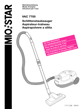 VAC7901 | Miostar VAC8701 Manuel utilisateur | Fixfr
