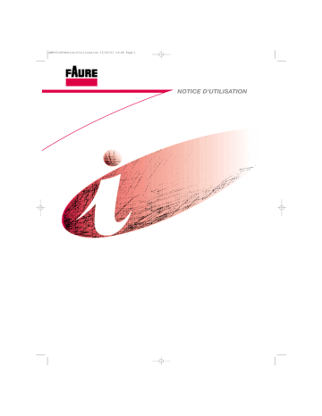 Faure CHD921N Manuel utilisateur | Fixfr