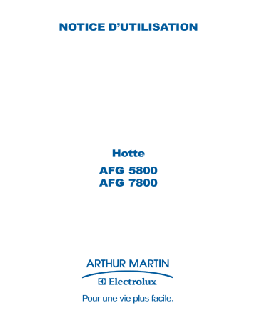 AFG5800X | ARTHUR MARTIN ELECTROLUX AFG7800X Manuel utilisateur | Fixfr