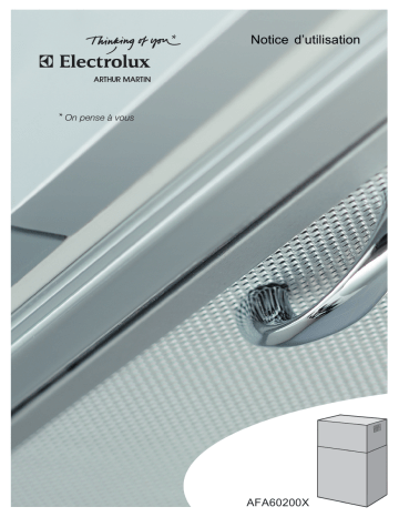 ARTHUR MARTIN ELECTROLUX AFA60200X Manuel utilisateur | Fixfr