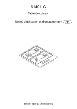 Aeg-Electrolux 61401GW Manuel utilisateur