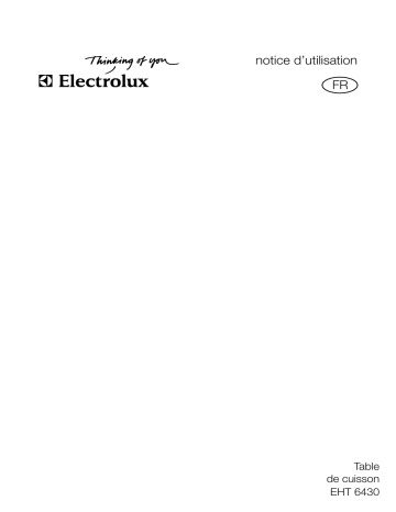 Electrolux EHT6430X Manuel utilisateur | Fixfr