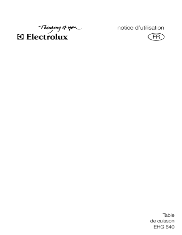 Electrolux EHG640W Manuel utilisateur | Fixfr