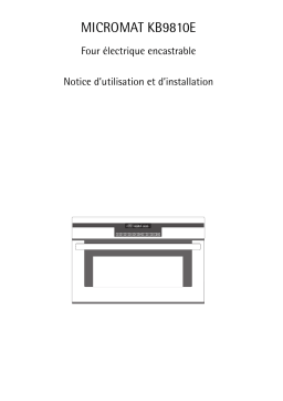 Aeg-Electrolux KB9810E--A Manuel utilisateur