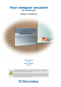 Electrolux EBCGL60SW Manuel utilisateur