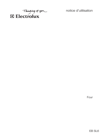 EBSL6CN | EBSL6SP | Electrolux EBSL6WE Manuel utilisateur | Fixfr