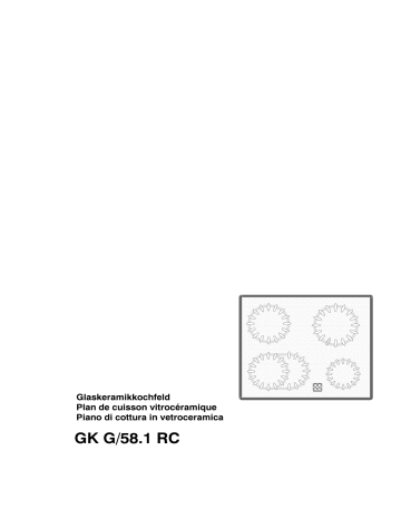 Therma GKG/58.1RC Manuel utilisateur | Fixfr