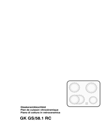 Therma GKGS/58.1RC Manuel utilisateur | Fixfr