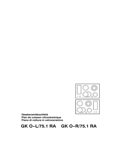 GKO-R/75.1RA | Therma GKO-L/75.1RC Manuel utilisateur | Fixfr