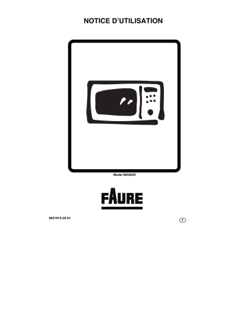 MO2005W | MO2005N | Faure MO2005S Manuel utilisateur | Fixfr