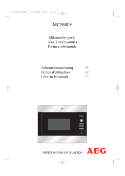 Aeg-Electrolux MC2660EA Manuel utilisateur