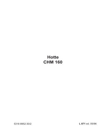 CHM160M | Faure CHM160T Manuel utilisateur | Fixfr
