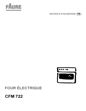 CFM722W | Faure CFM722N Manuel utilisateur | Fixfr