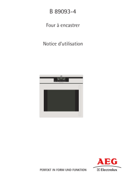 Aeg-Electrolux B89093-4 Manuel utilisateur