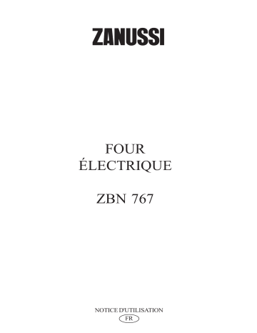 Zanussi ZBN767X Manuel utilisateur | Fixfr