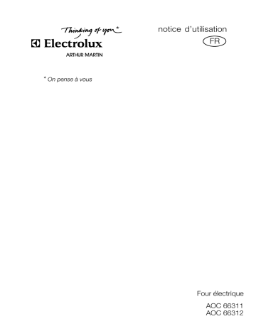 AOC66312W | Electrolux AOC66311W Manuel utilisateur | Fixfr