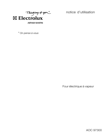 ARTHUR MARTIN ELECTROLUX AOC97300X Manuel utilisateur | Fixfr