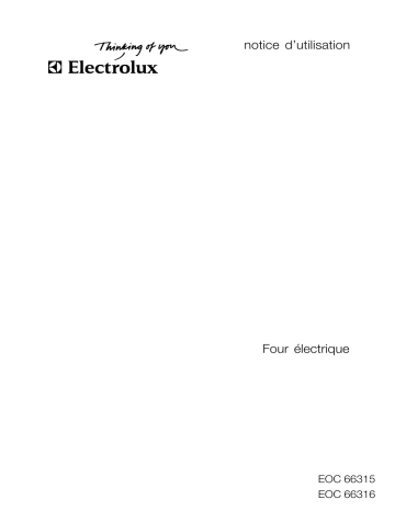 EOC66315X | Electrolux EOC66316X Manuel utilisateur | Fixfr