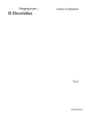 EOC45441WW | EOC45441XK | EOC45441MR | Electrolux EOC45441X Manuel utilisateur | Fixfr