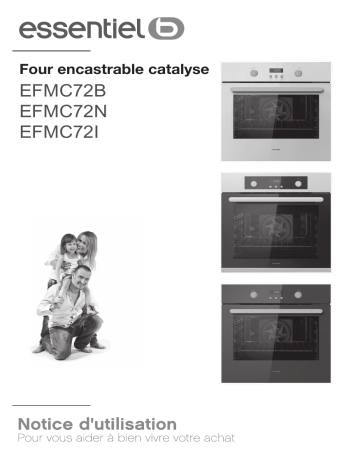 EFMC72I | EFMC72N | Essentiel b EFMC72B Manuel utilisateur | Fixfr