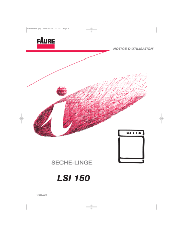 Faure LSI150 Manuel utilisateur | Fixfr