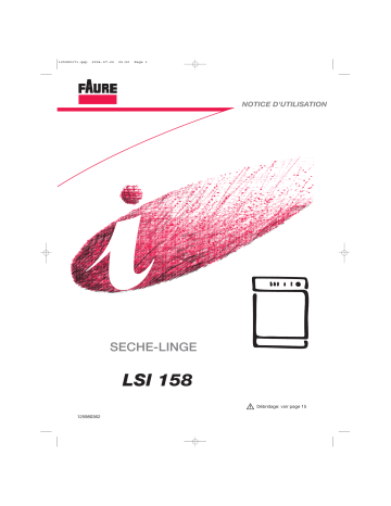 Faure LSI158 Manuel utilisateur | Fixfr