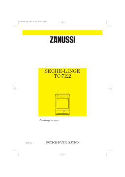 Zanussi TC7122 Manuel utilisateur