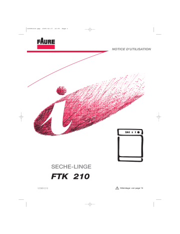 Faure FTK110 Manuel utilisateur | Fixfr