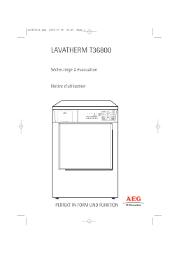 Aeg-Electrolux T36800 Manuel utilisateur