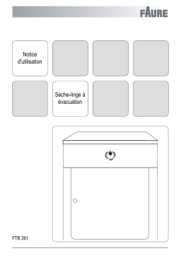 Faure FTB261 Manuel utilisateur