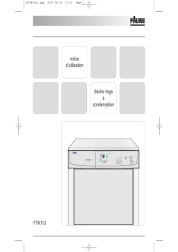 Faure FTK113 Manuel utilisateur