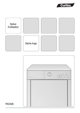 Curtiss PSC60E Manuel utilisateur