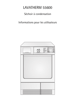 Aeg-Electrolux T55600 Manuel utilisateur