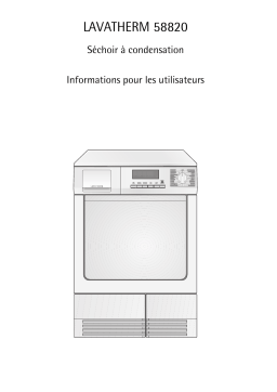 Aeg-Electrolux LTH58820         Manuel utilisateur