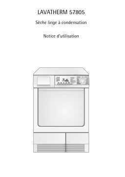 Aeg-Electrolux T57805 Manuel utilisateur