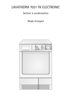 Aeg-Electrolux T7021TK Manuel utilisateur