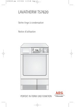 Aeg-Electrolux T57620 Manuel utilisateur