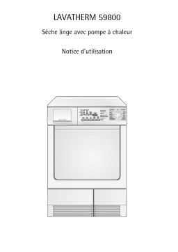 Aeg-Electrolux T59800 Manuel utilisateur