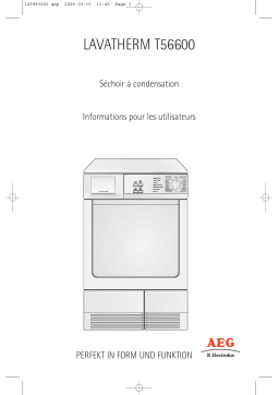 Aeg-Electrolux T56600 Manuel utilisateur