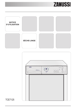 Zanussi TCE7125 Manuel utilisateur