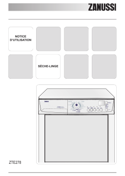 Zanussi ZTE278 Manuel utilisateur