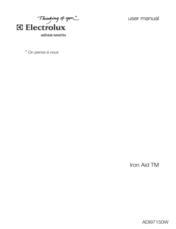 ARTHUR MARTIN ELECTROLUX ADI97150W Manuel utilisateur | Fixfr