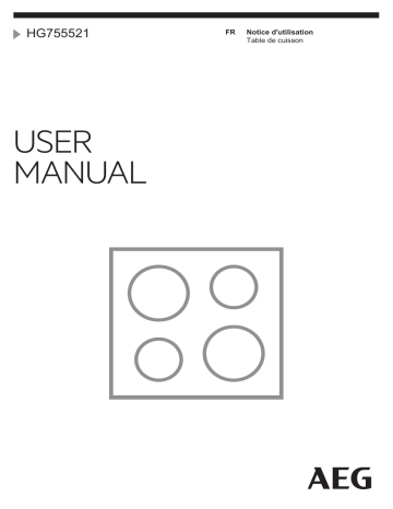 AEG HG755521UM Manuel utilisateur | Fixfr