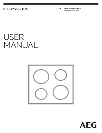 AEG HG755521UM Manuel utilisateur | Fixfr