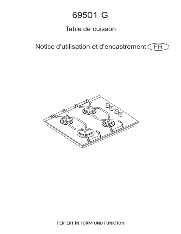 Aeg-Electrolux 69501G-M Manuel utilisateur | Fixfr